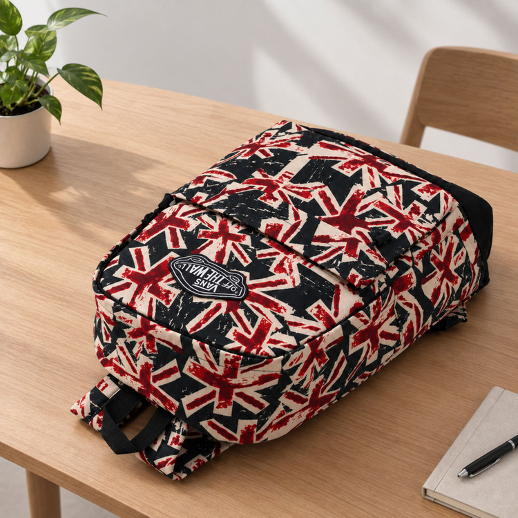 کوله پشتی ونس Vans مدل پرچم بریتانیا - وارداتی