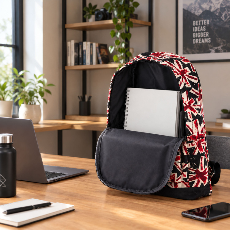 کوله پشتی ونس Vans مدل پرچم بریتانیا - وارداتی