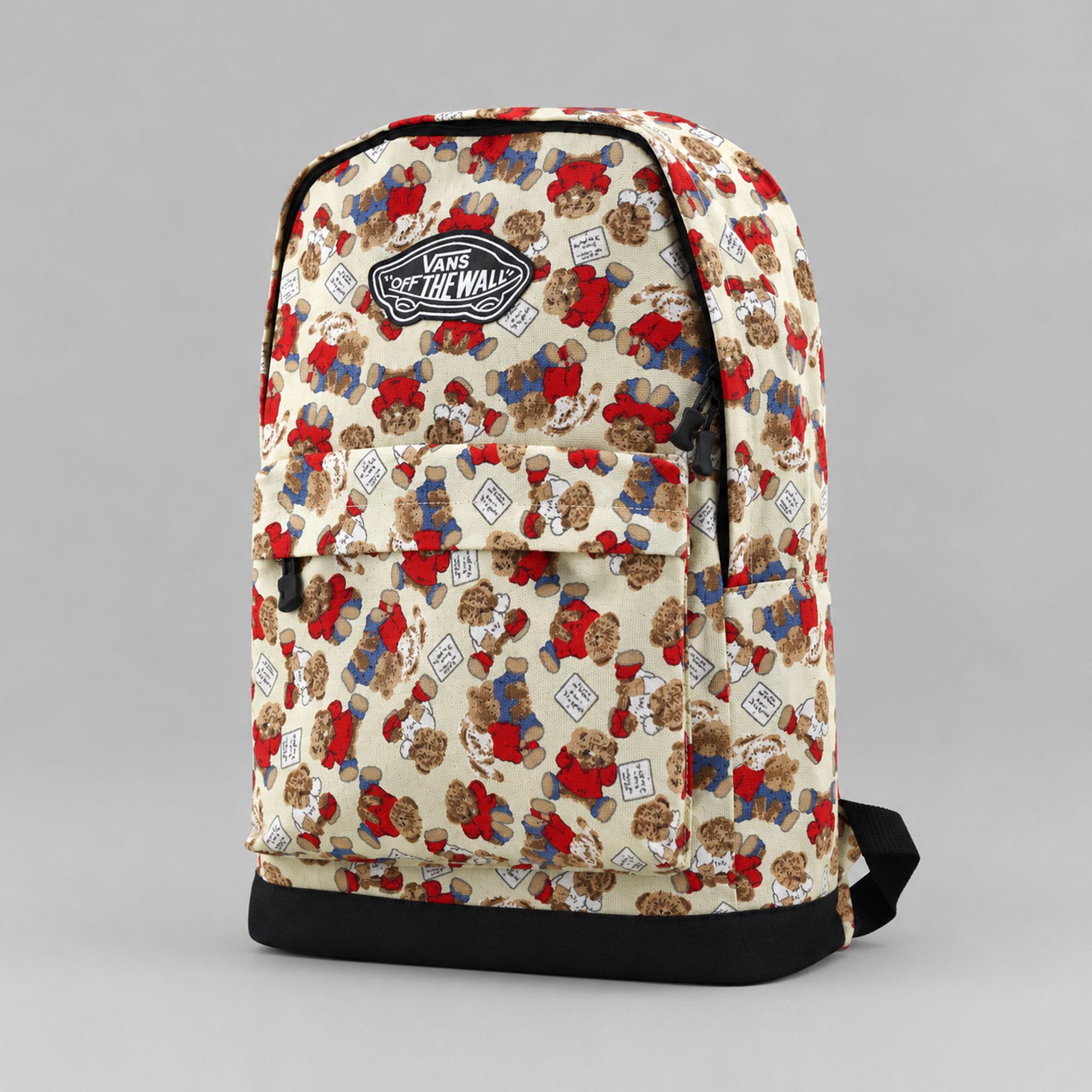 کوله پشتی ونس Vans مدل خرس تدی کرمی - وارداتی