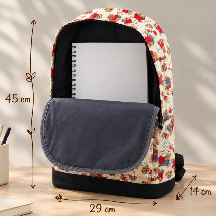 کوله پشتی ونس Vans مدل خرس تدی کرمی - وارداتی