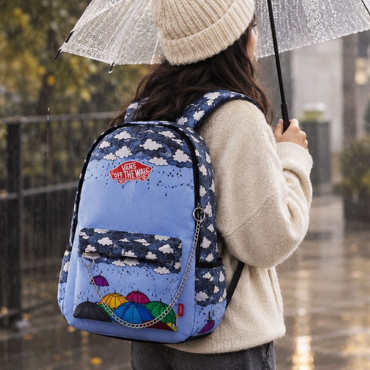 Vans Umbrella and Rain Backpack