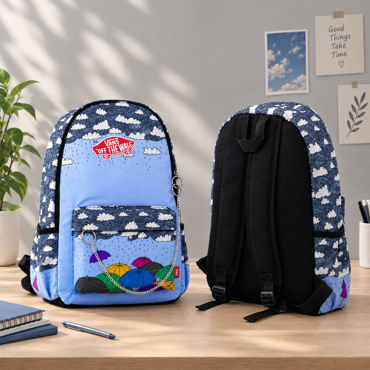 کوله پشتی ونس Vans طرح چتر و باران