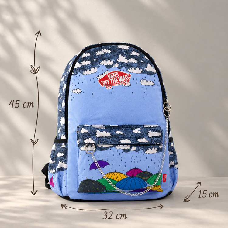 کوله پشتی ونس Vans طرح چتر و باران