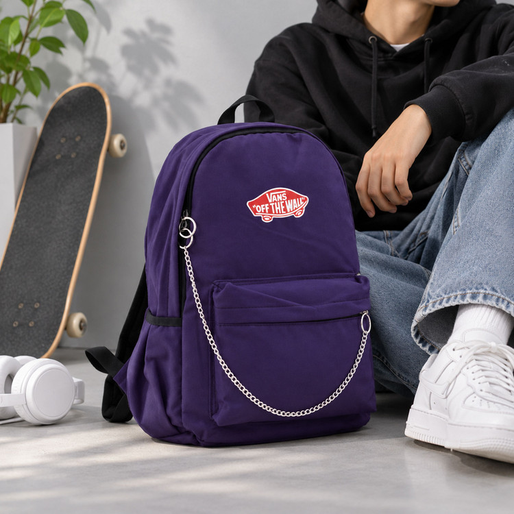 کوله پشتی ونس ساده Vans رنگ بنفش