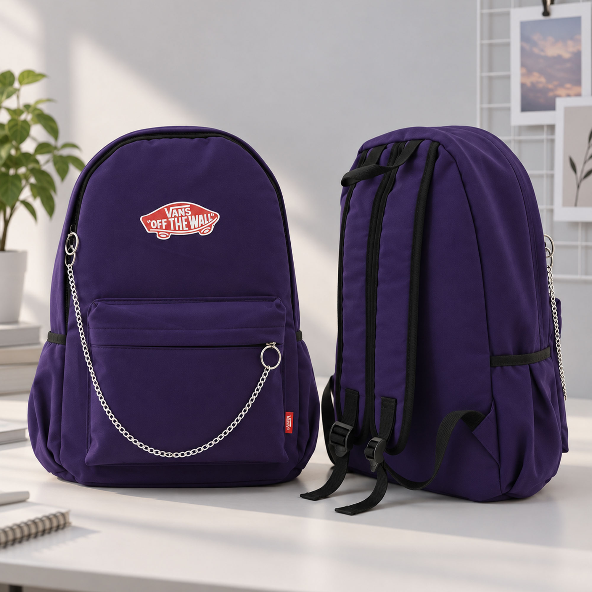 کوله پشتی ونس ساده Vans رنگ بنفش
