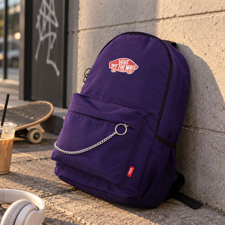 کوله پشتی ونس ساده Vans رنگ بنفش