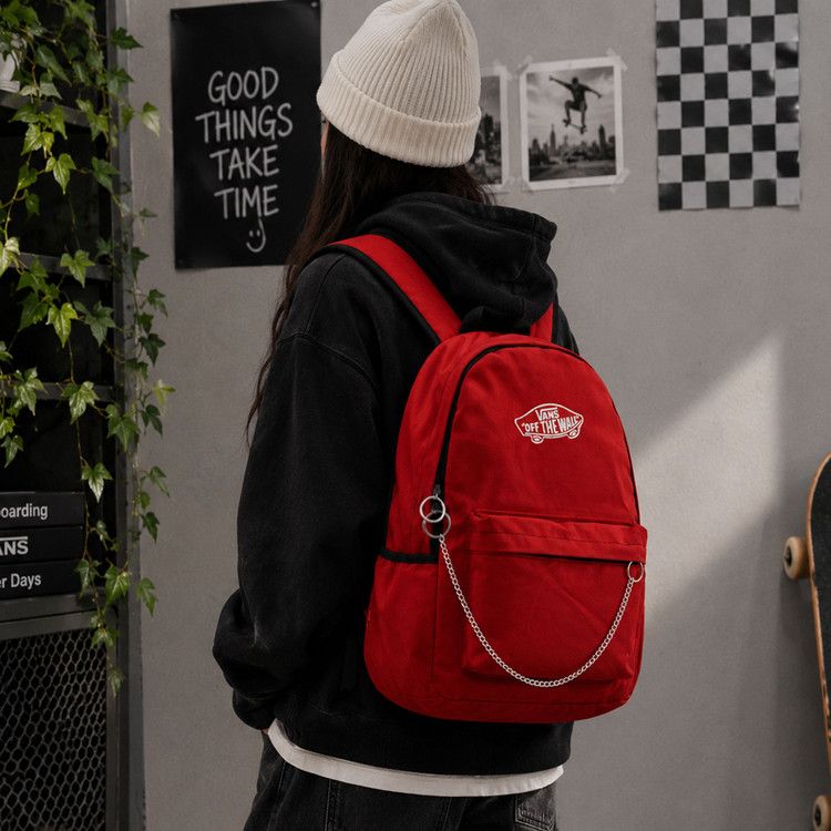 Vans Red Backpack