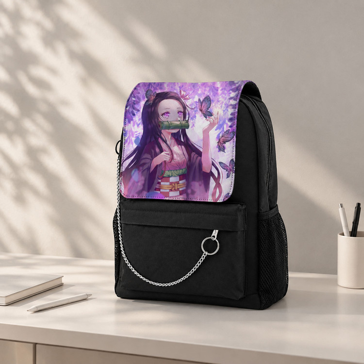 کوله پشتی ویستا طرح انیمه شیطان کش نزوکو کامادو Demon slayer Nezuko Kamado