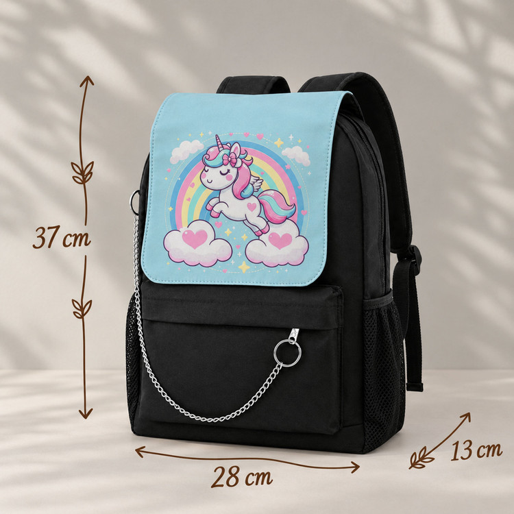 کوله پشتی ویستا طرح اسب تکشاخ Unicorn